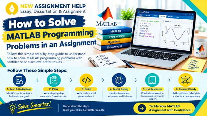 How to solve MATLAB programming problems in an assignment